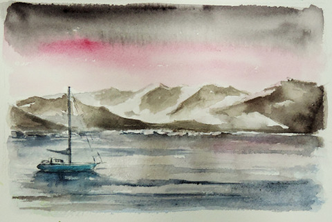 Vicente Castro — Técnica mixta — 18×12