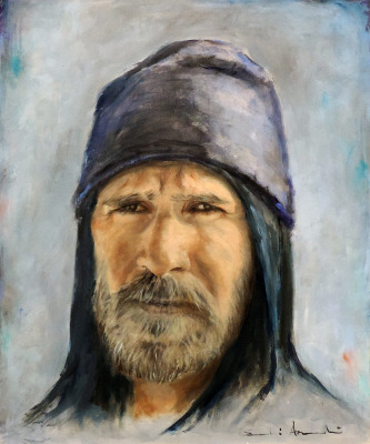 Hilo Moreno &mdash; Óleo sobre cartón &mdash; 40&times;50