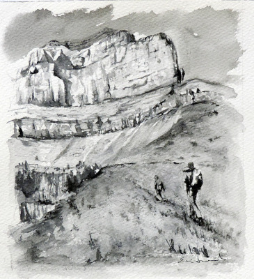 Martín Elías (Ordesa) &mdash; Tinta china &mdash; 18&times;21