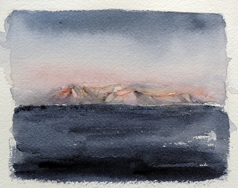 Antártida.04 — Acuarela sobre papel — 14×12