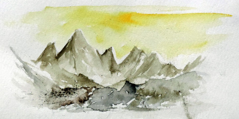 Mythic circus (Groenlandia) &mdash; Técnica mixta &mdash; 21&times;10