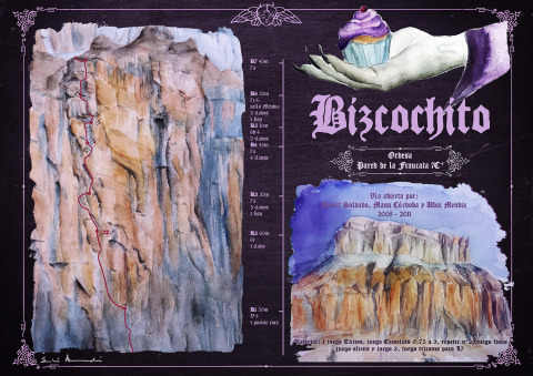 Bizcochito (Ordesa) — Acuarela sobre papel — 70×50