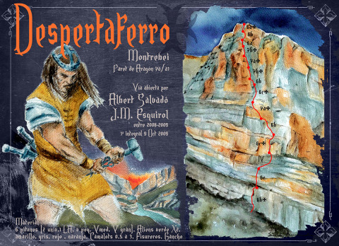 Despertaferro (Montrebei) — Acuarela sobre papel — 70×50