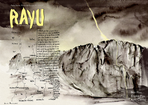 Rayu (Peña Santa) — Acuarela sobre papel — 70×50