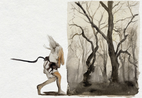 GEURE(R)A 04 — Acuarela sobre papel — 29×21