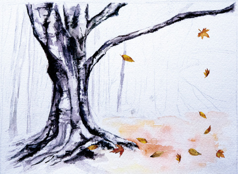 GEURE(R)A 09 — Acuarela sobre papel — 29×21