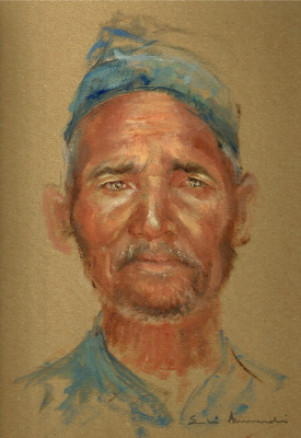 Nepal 01 — Óleo sobre cartón — 21×30