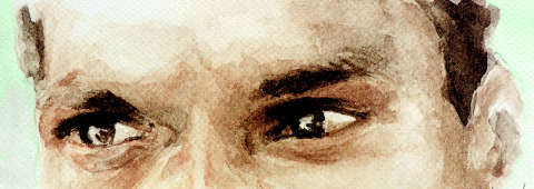 Nepal 05 — Acuarela sobre papel — 25×12