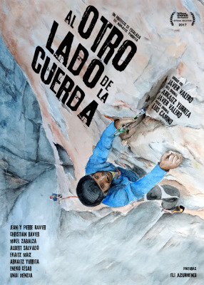 AL OTRO LADO DE LA CUERDA (cartel) — Acuarela — 50×70