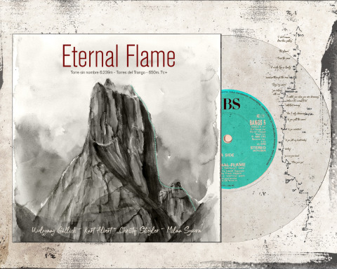 Eternal Flame (Pakistán) — Acuarela sobre papel — 70×50