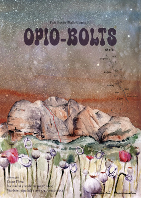 Opio Bolts (Peña Rueba) — Acuarela sobre papel — 50×70