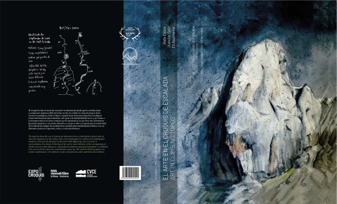 El arte en el croquis de escalada/Art in Climbing Topos (páginas) — Técnica mixta — 48×30