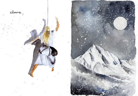 GEURE(R)A 06 — Acuarela sobre papel — 34×24